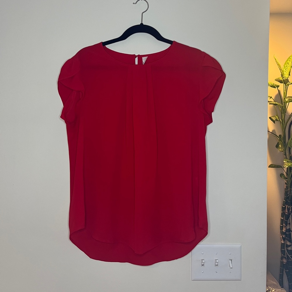 Chic Red Blouse